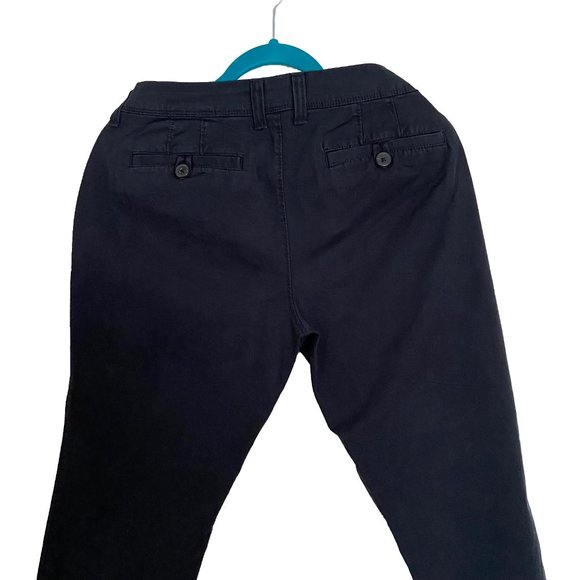 Old Navy Women's Black Slim Boyfriend Chino Pants Size 10 Regular - Picture 4 of 10